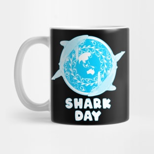 Oceanic Whitetip Shark Day Mug